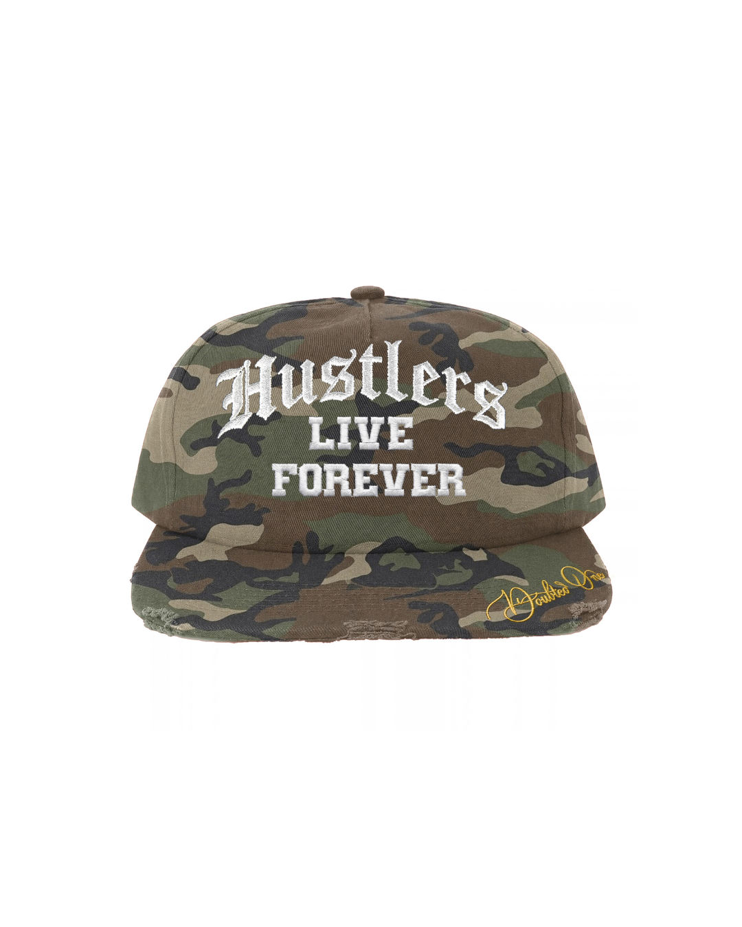 Camo Red Hustlers Live Forever Hat